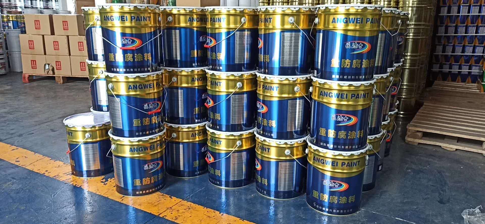 昂威涂料生產車間