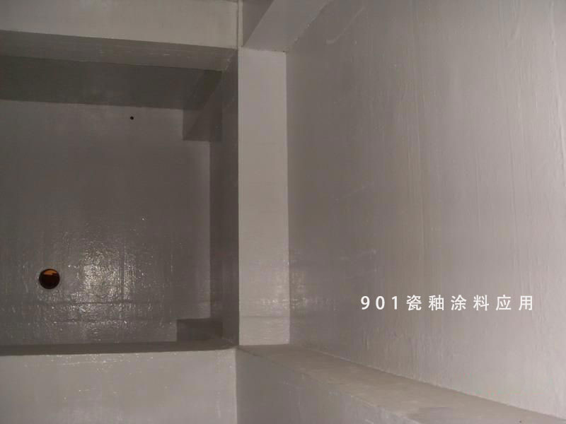 901瓷釉涂料應用于水池